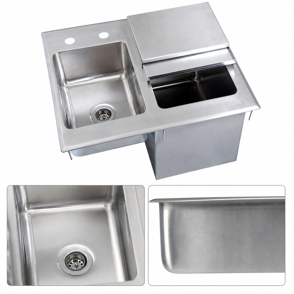 Integrated Sink Bowl