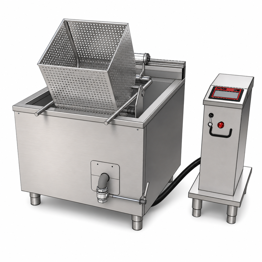 Perforated Basket with Electric Tilting