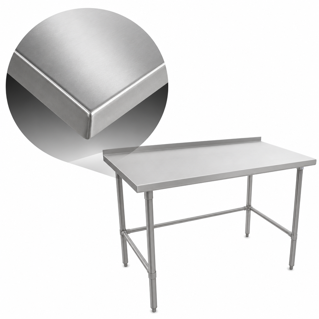 16-Gauge Stainless Steel Top
