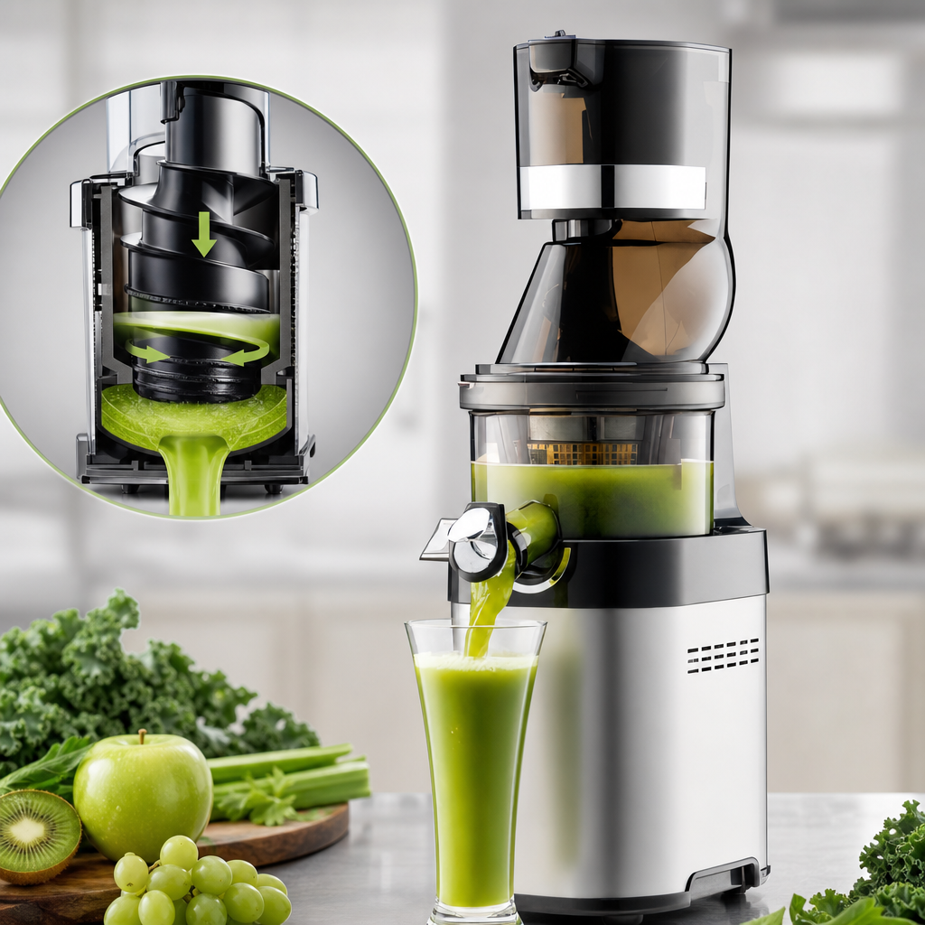 Low-Speed Cold-Press Masticating System