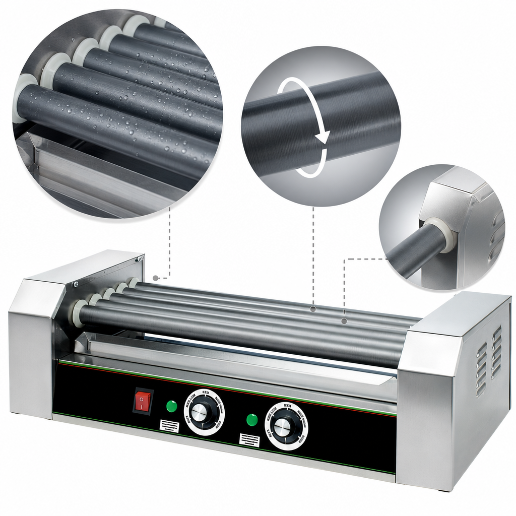 Non-Stick Rotating Rollers