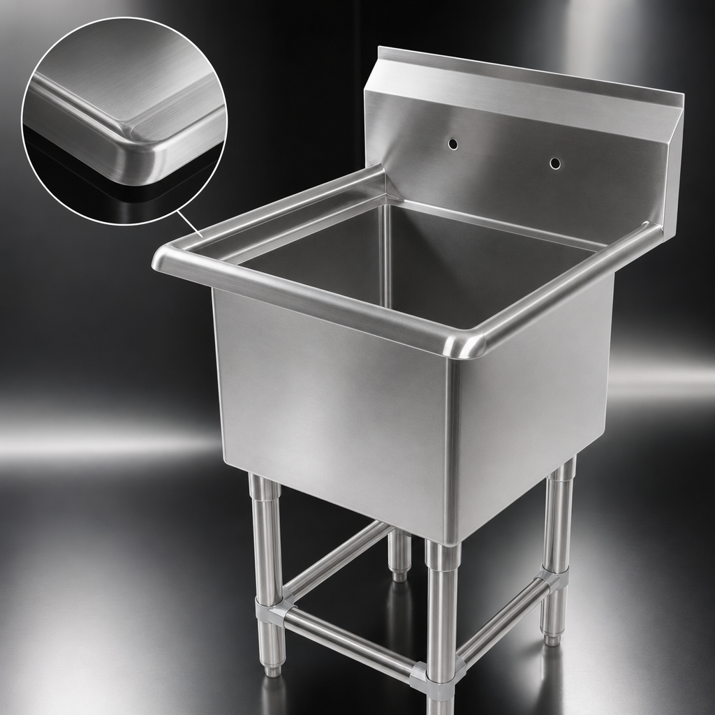 14-Gauge 300 Series Stainless Steel Top