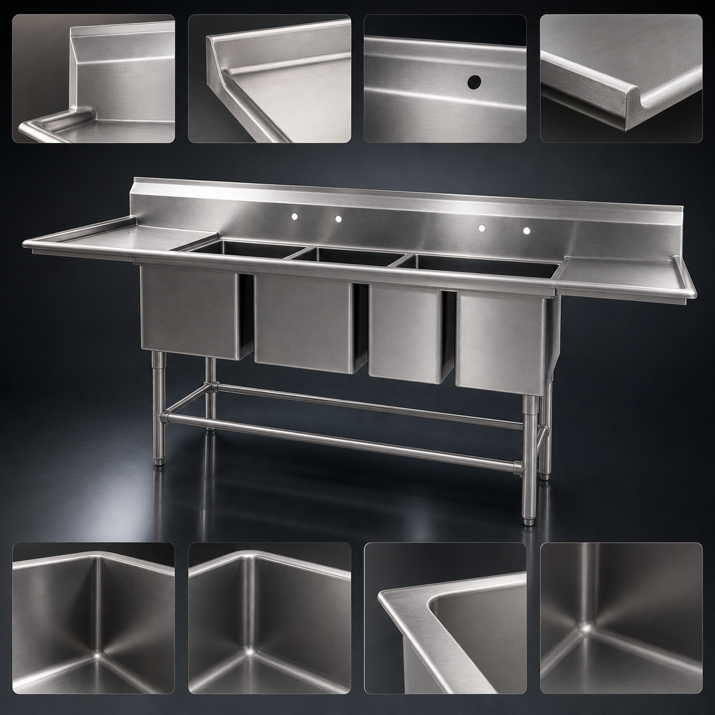 Heavy-Gauge Stainless Steel Construction