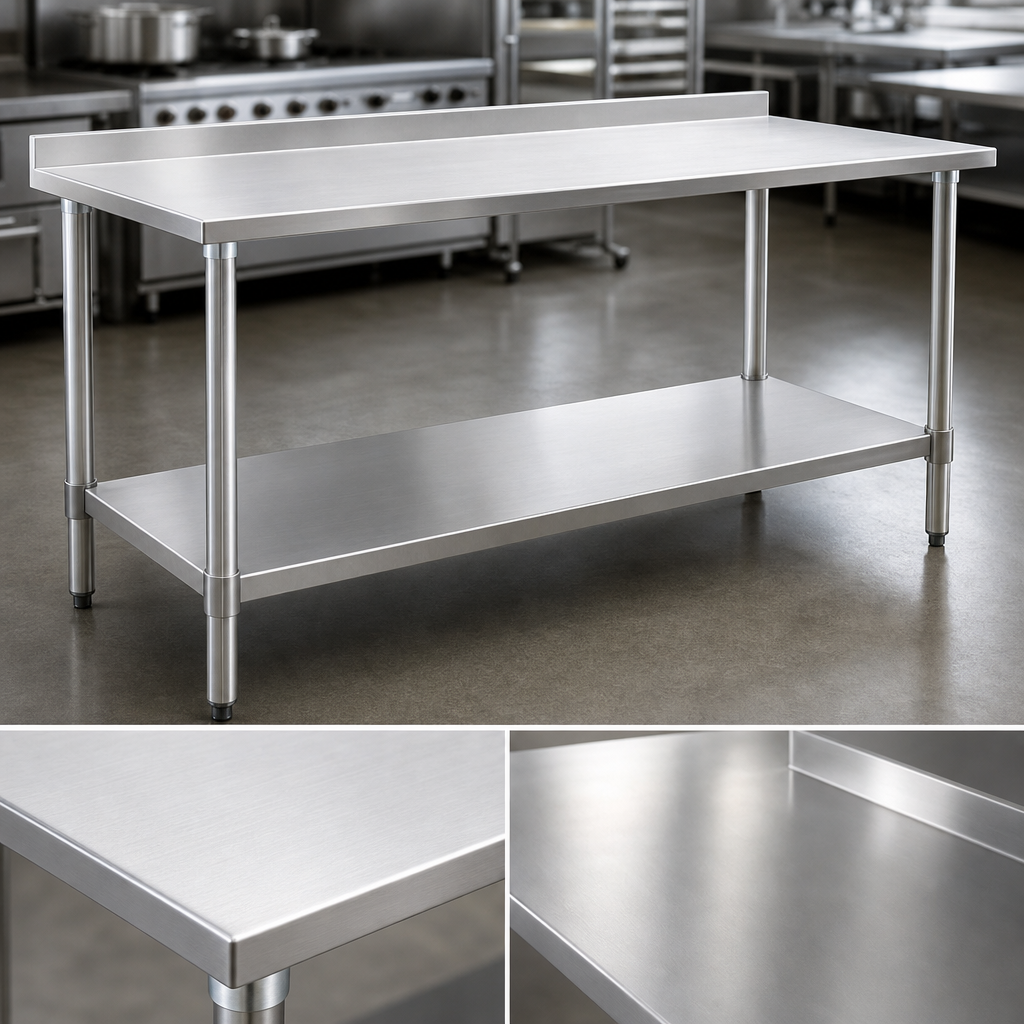 16 Gauge 300 Series Stainless Steel Top