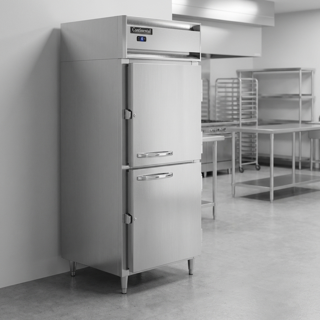 Experience the convenience of a drain-free kitchen with this freezer's automatic condensate evaporator, keeping floors clean and dry.
