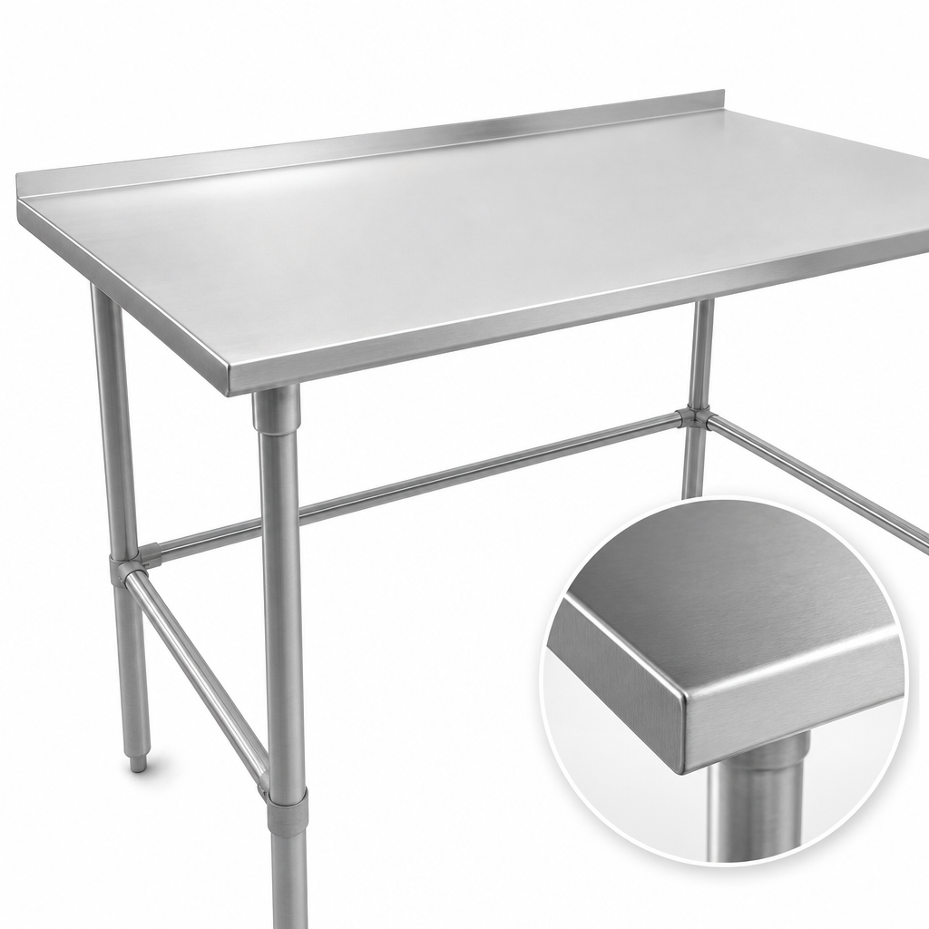 16-Gauge Stainless Steel Top