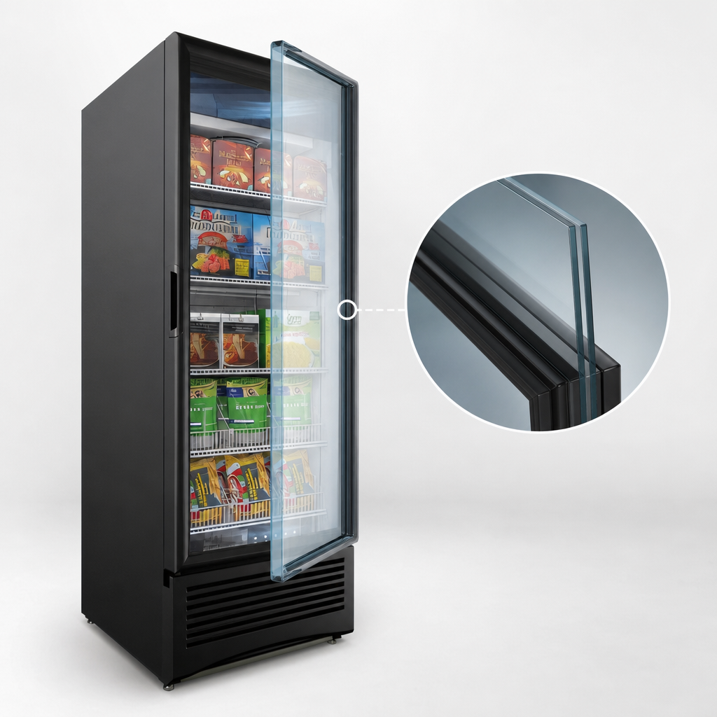 Double-Pane Glass Door
