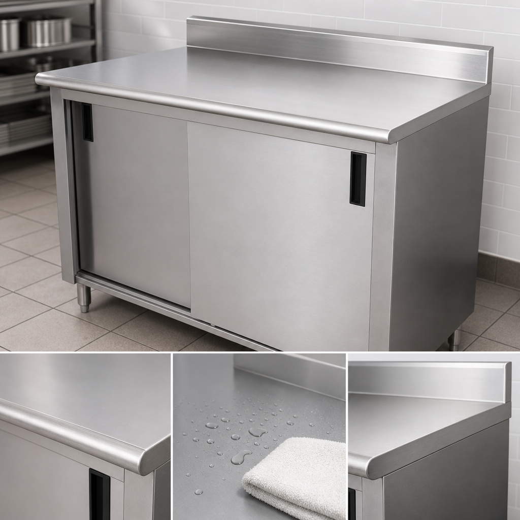 14-Gauge 304 Stainless Steel Top