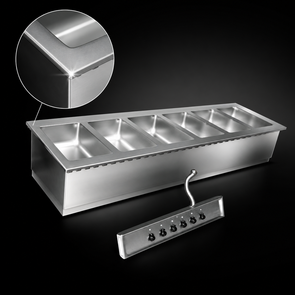 Heavy Gauge Stainless Steel Top