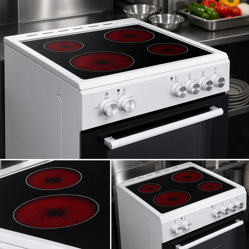 Four Cooking Zones