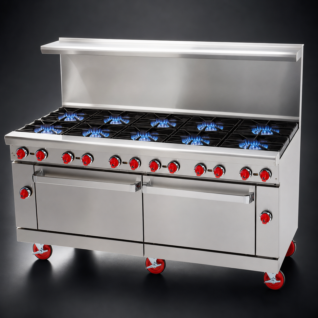 12 Open Burners