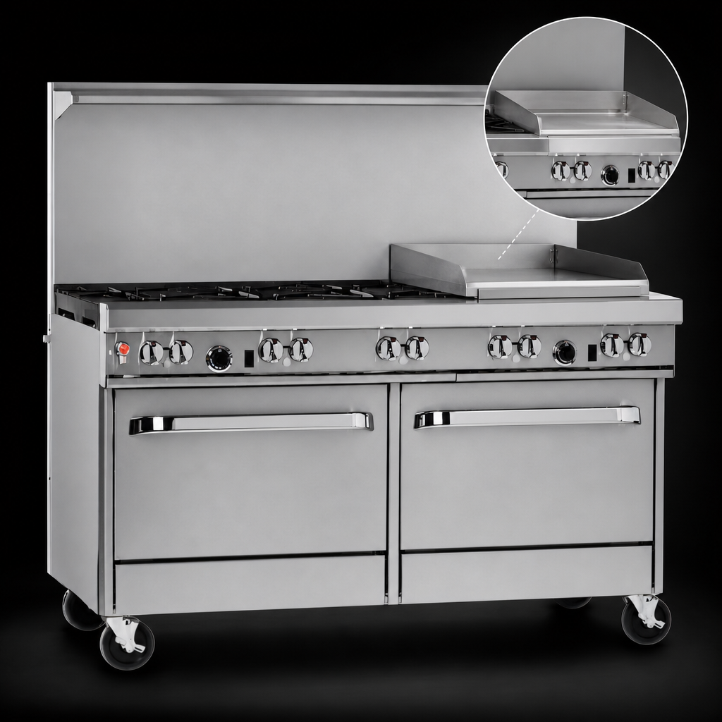 Raised Griddle/Broiler