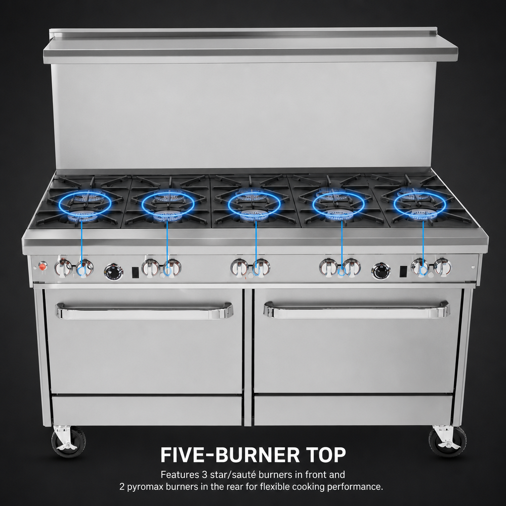 Five-Burner Top