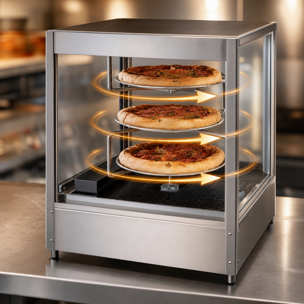 Rotating Three-Tier Rack