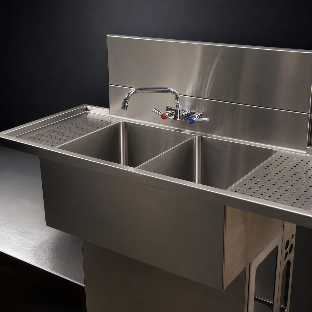 Two-Compartment Sink