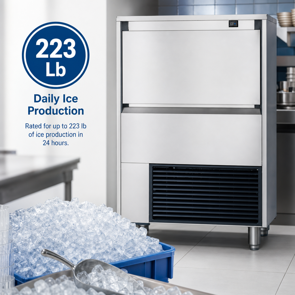 223 Lb Daily Ice Production