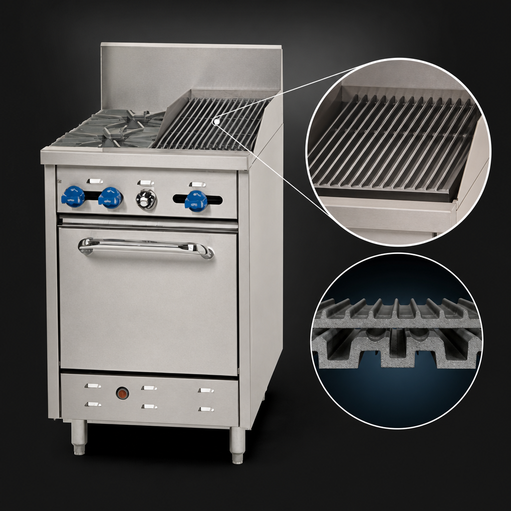 12-Inch Char-Broiler Section