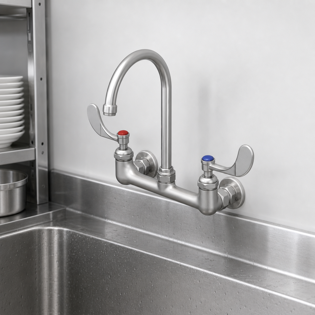 Wall-Mount Mixing Faucet