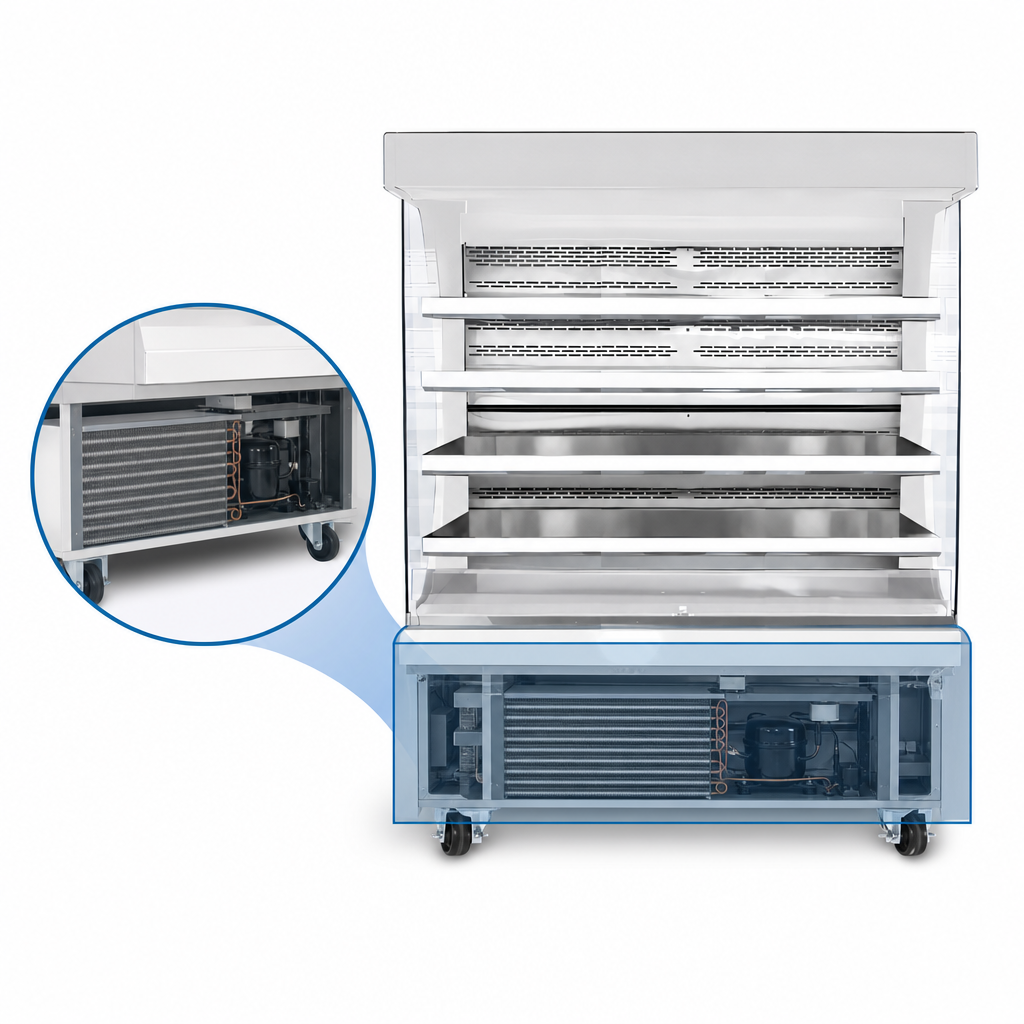 Self-Contained Bottom Mount Refrigeration