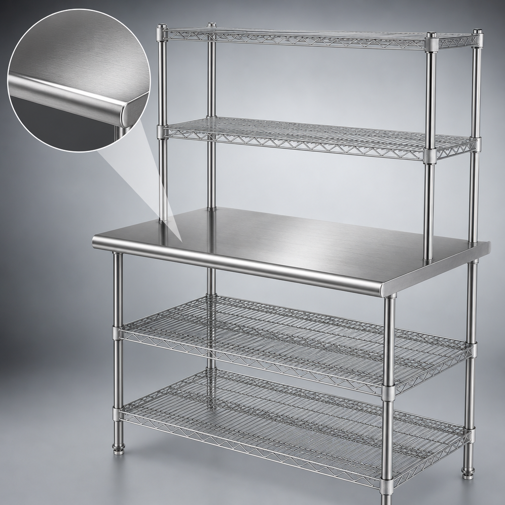 14/304 Stainless Steel Top