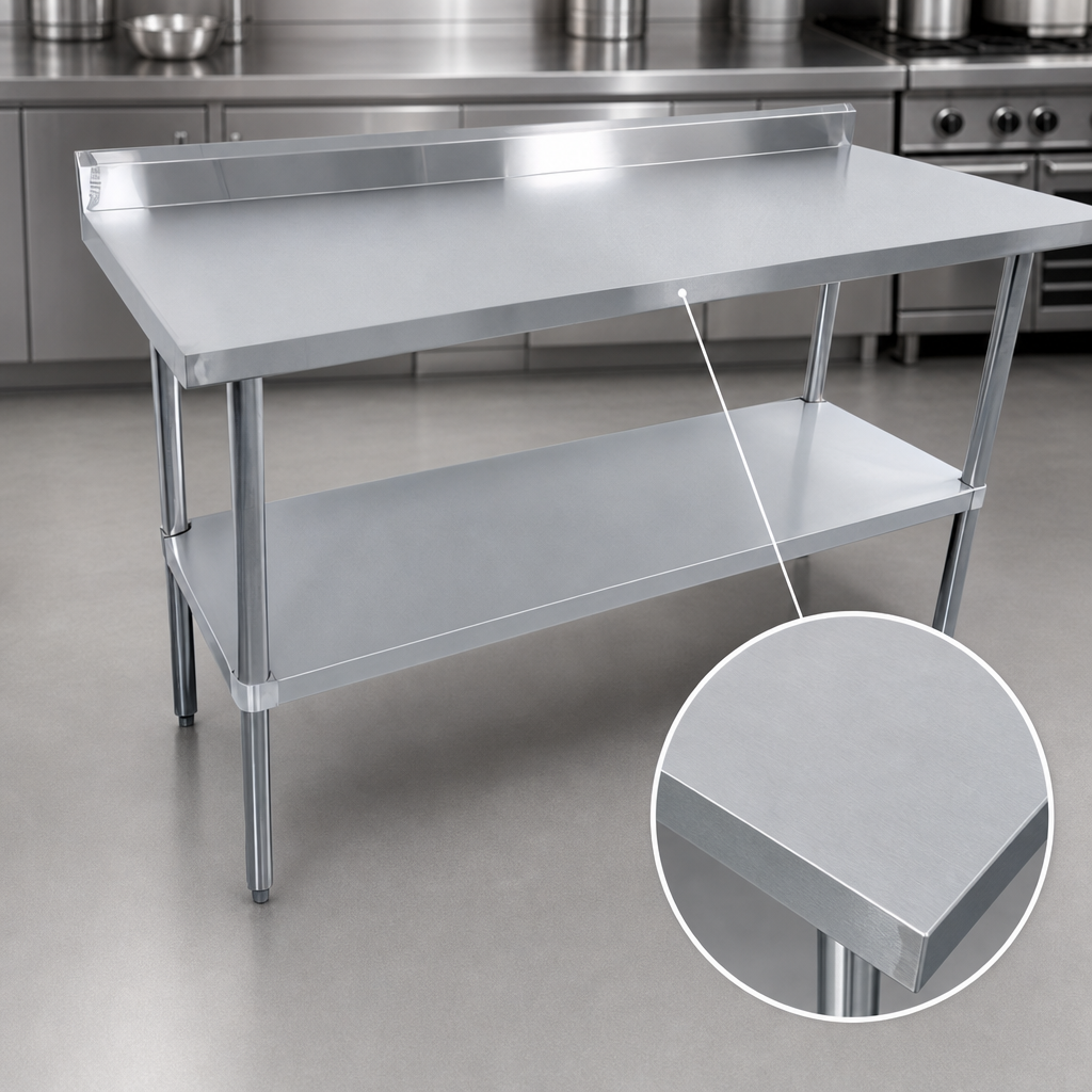 18-Gauge Stainless Steel Top
