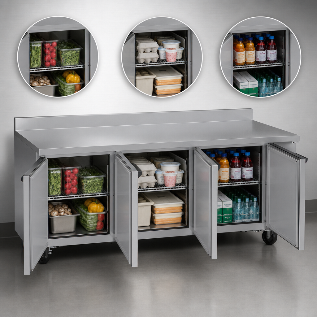 Three-Section Storage