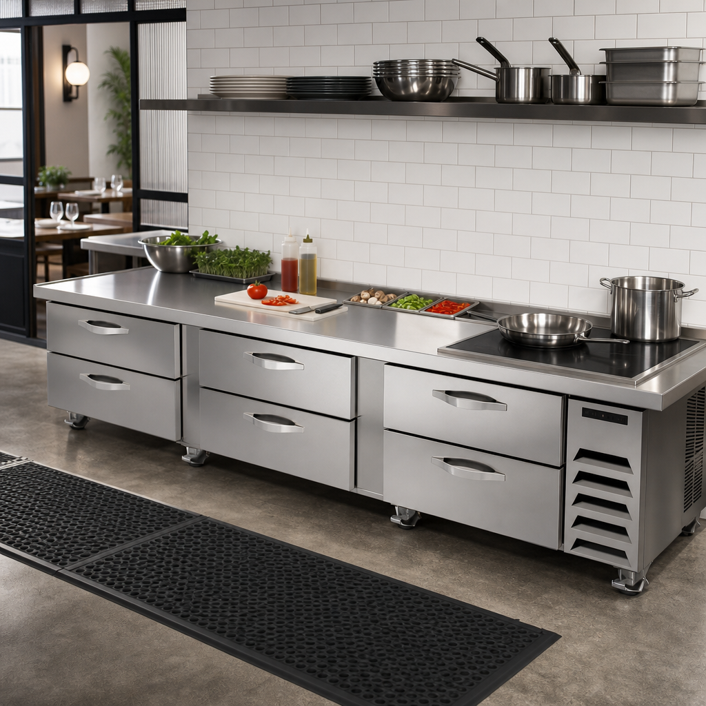 Integrated Worktop Cook Stand