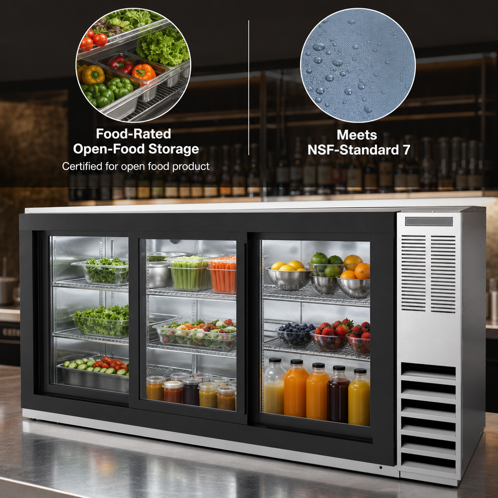 Food-Rated Open-Food Storage