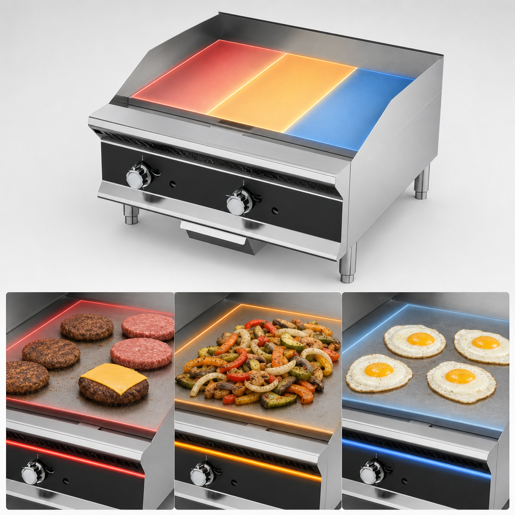 Individually Controlled Heating Zones