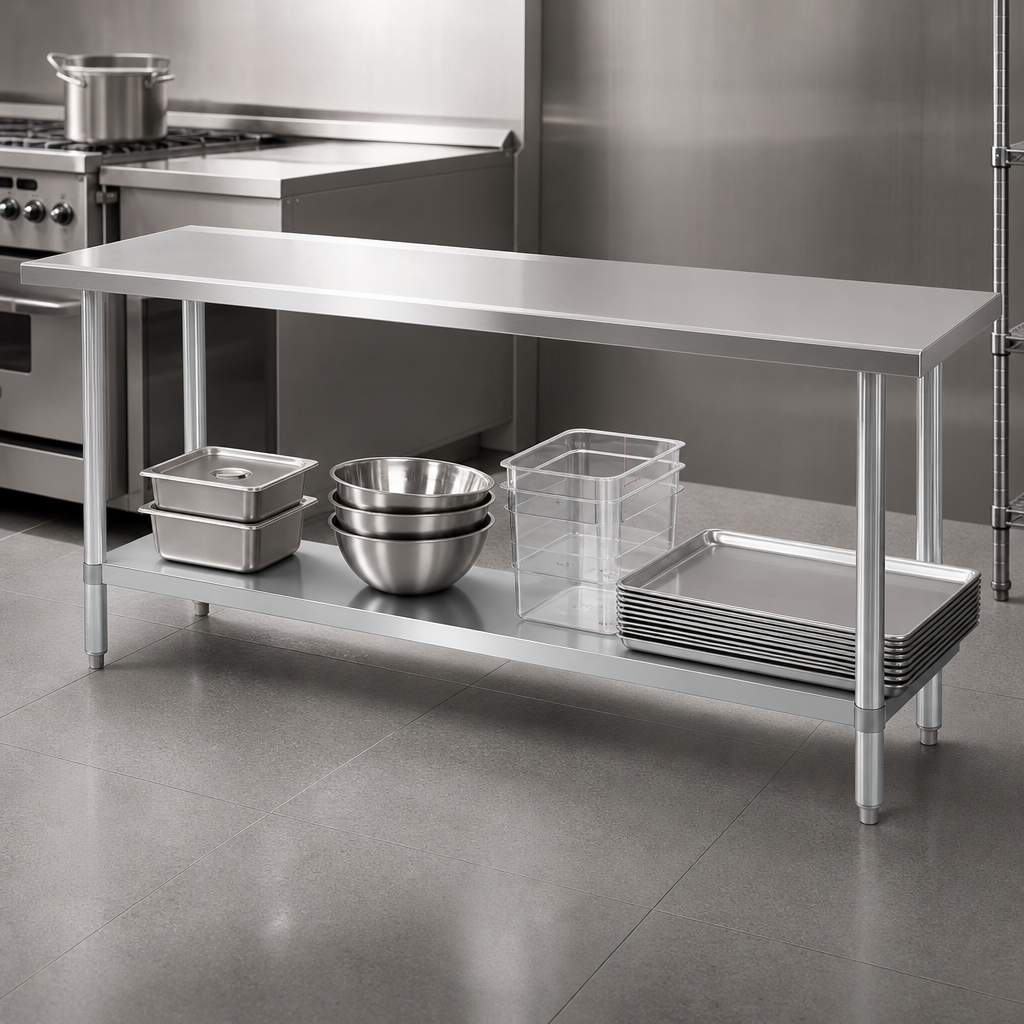 Open Base with Undershelf