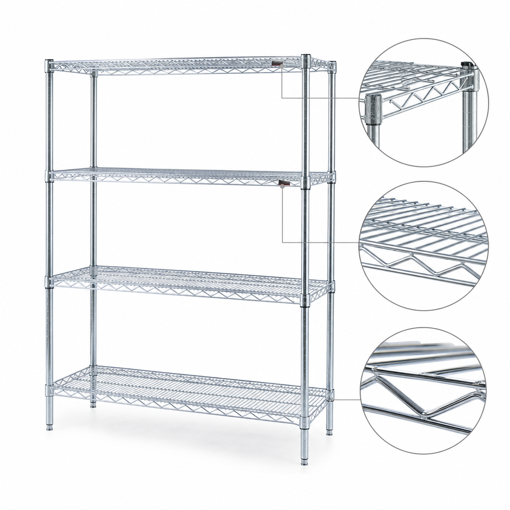 Patented QuadTruss Shelves