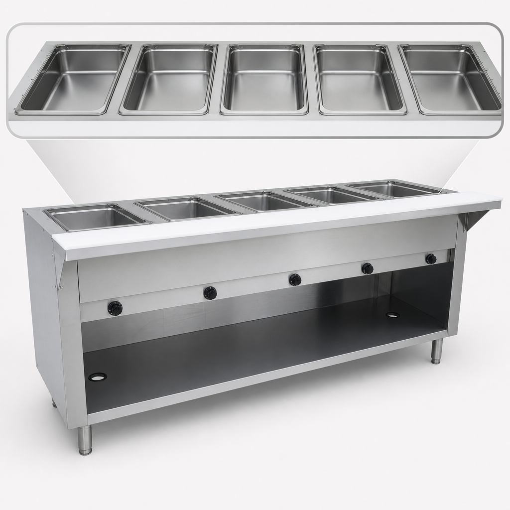 Five Open Food Wells