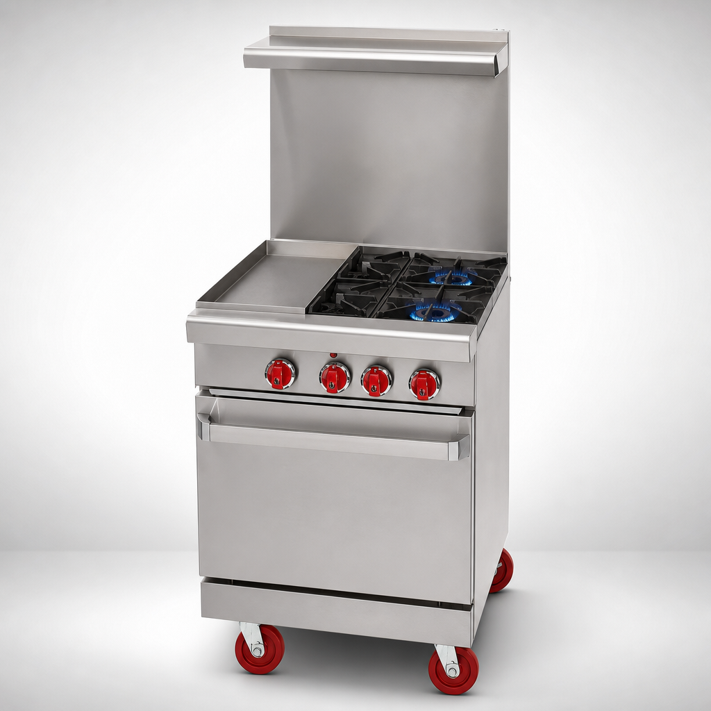 Two Open Burners