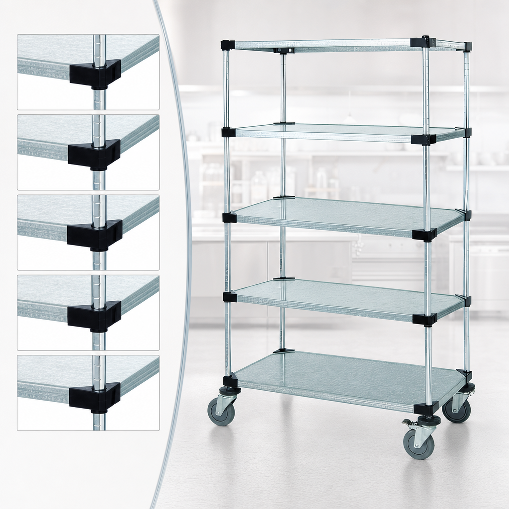 Five Solid Shelves