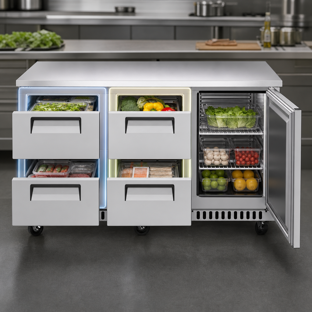 Three-Section Storage