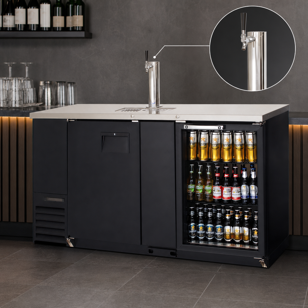 Single-Faucet Draft Tower