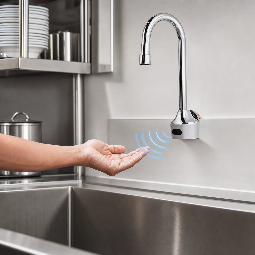 Wall-Mounted Touchless Operation