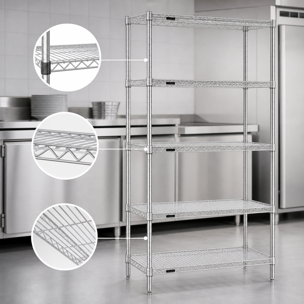 Patented QuadTruss Shelves