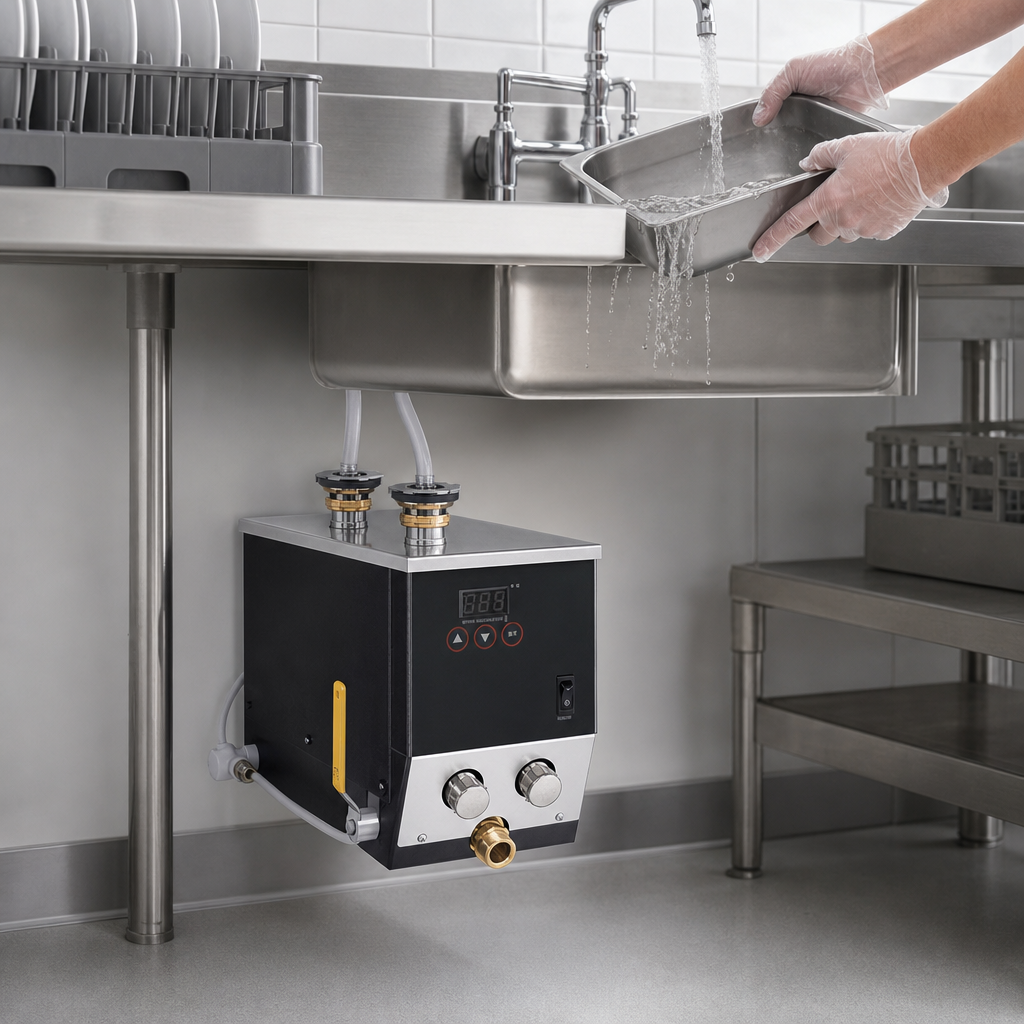 Continuous 180°F Sanitizing Rinse