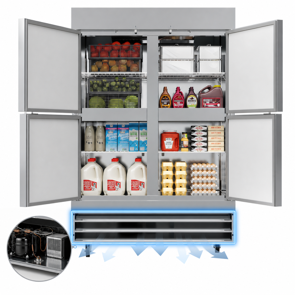 Bottom-Mount Self-Contained Refrigeration