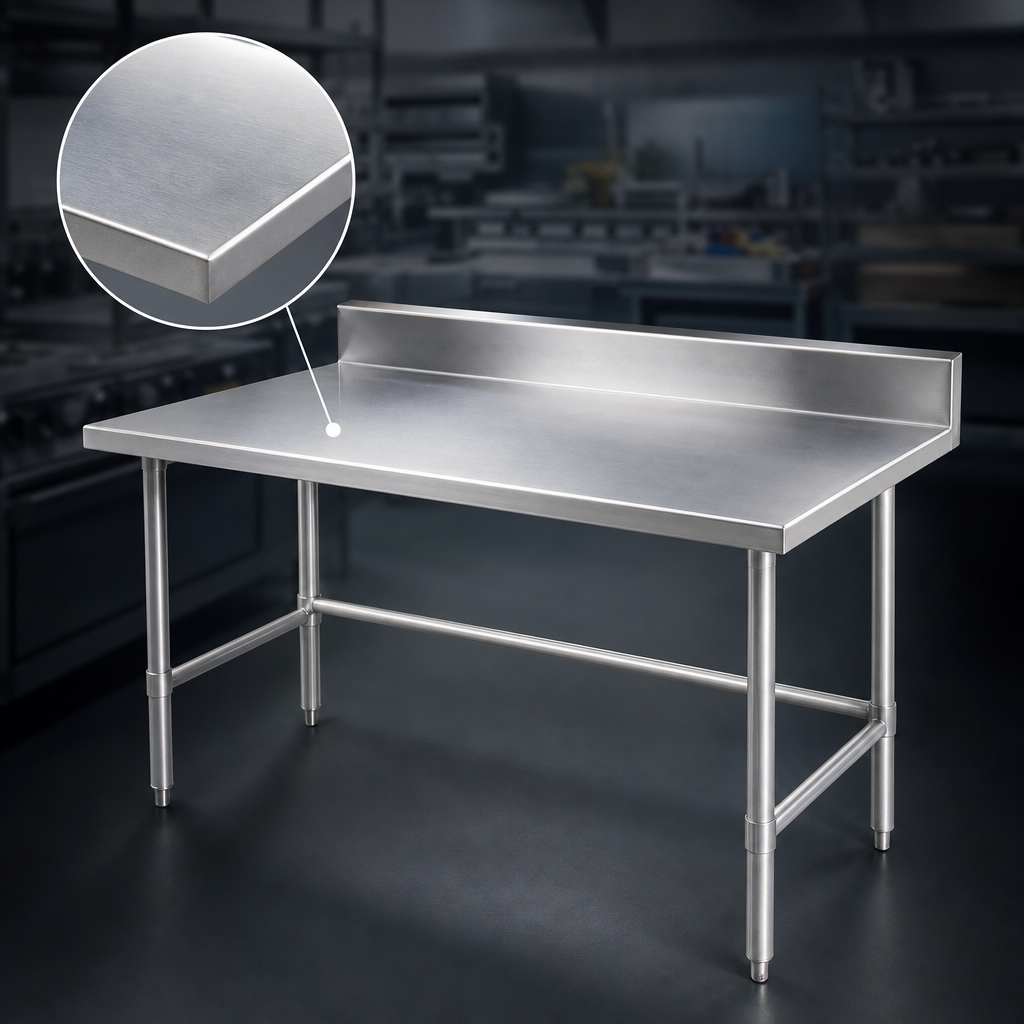 16-Gauge 430 Stainless Steel Top