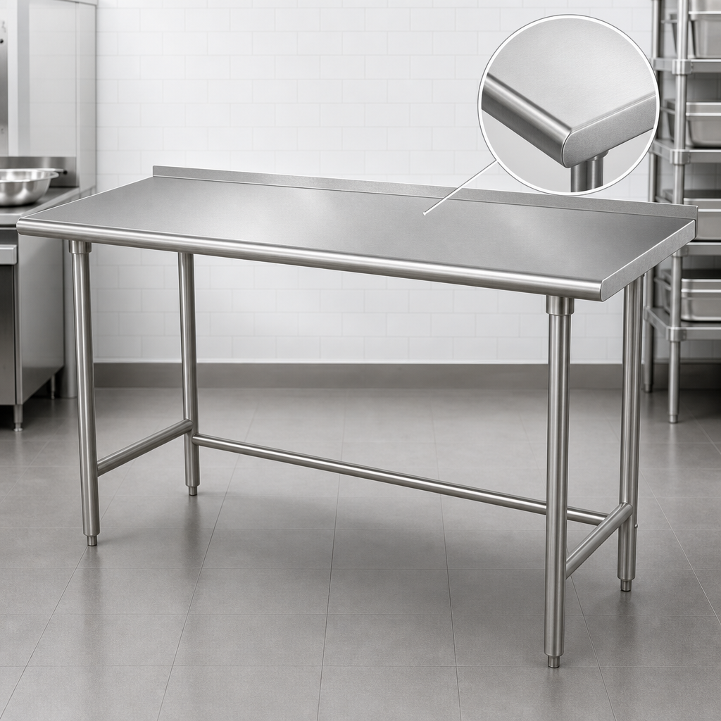 14-Gauge 304 Stainless Steel Top