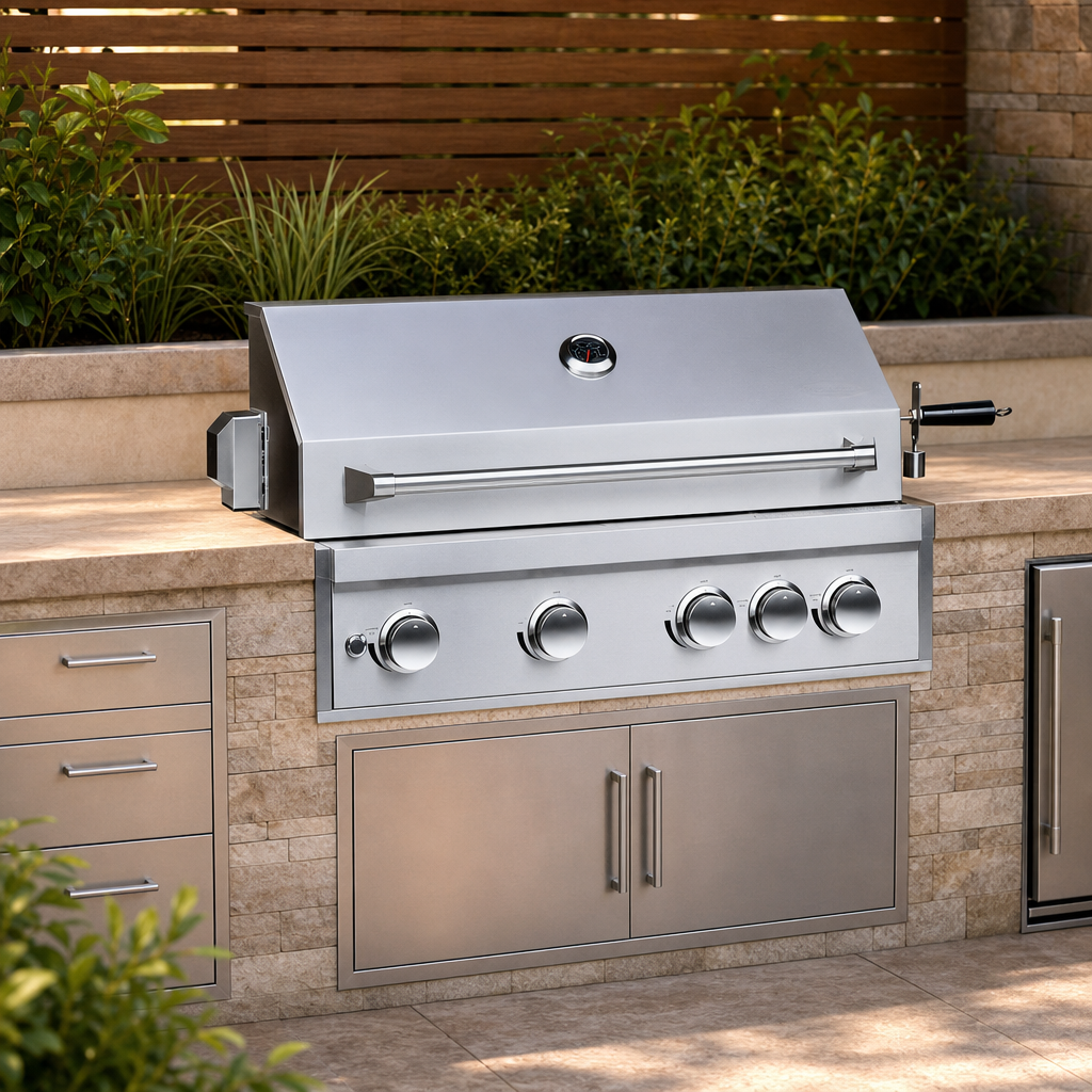 Built-In Outdoor Kitchen Design