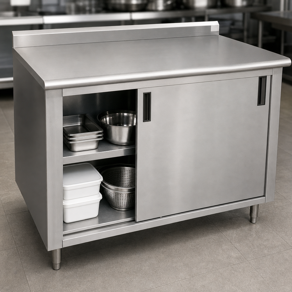 Cabinet Base with Sliding Doors
