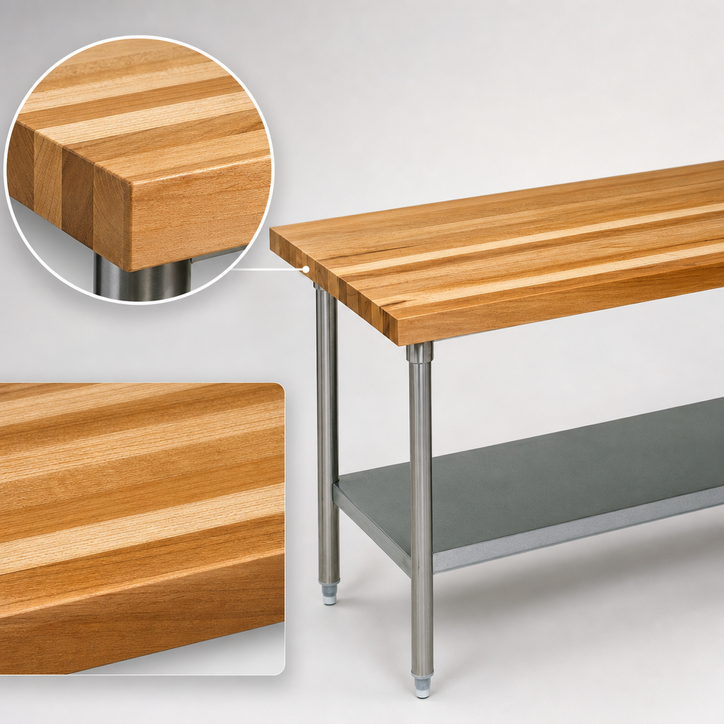 Edge Grain Flat Top
