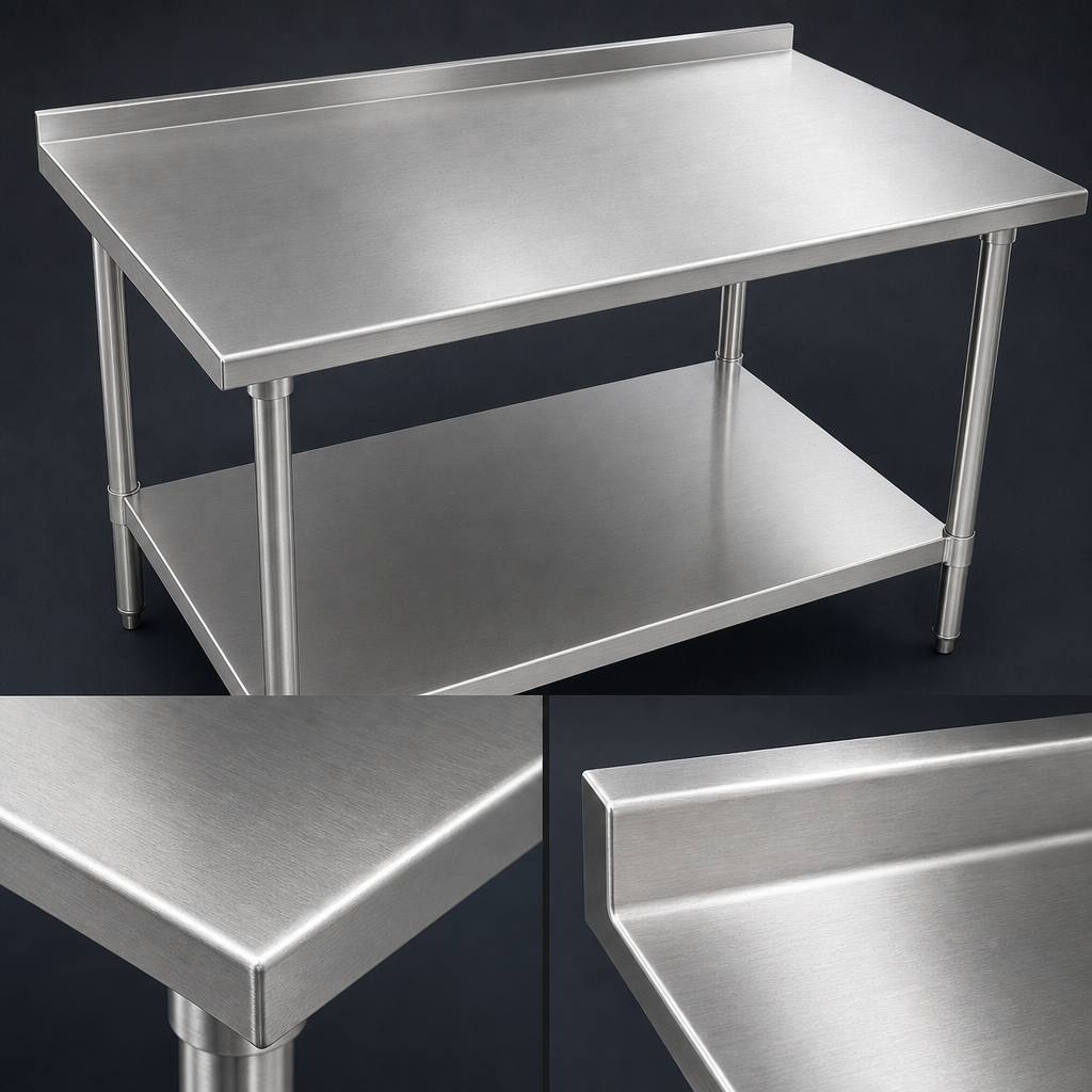 16-Gauge Stainless Steel Top