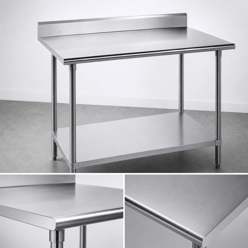 14 Gauge 304 Stainless Steel Top