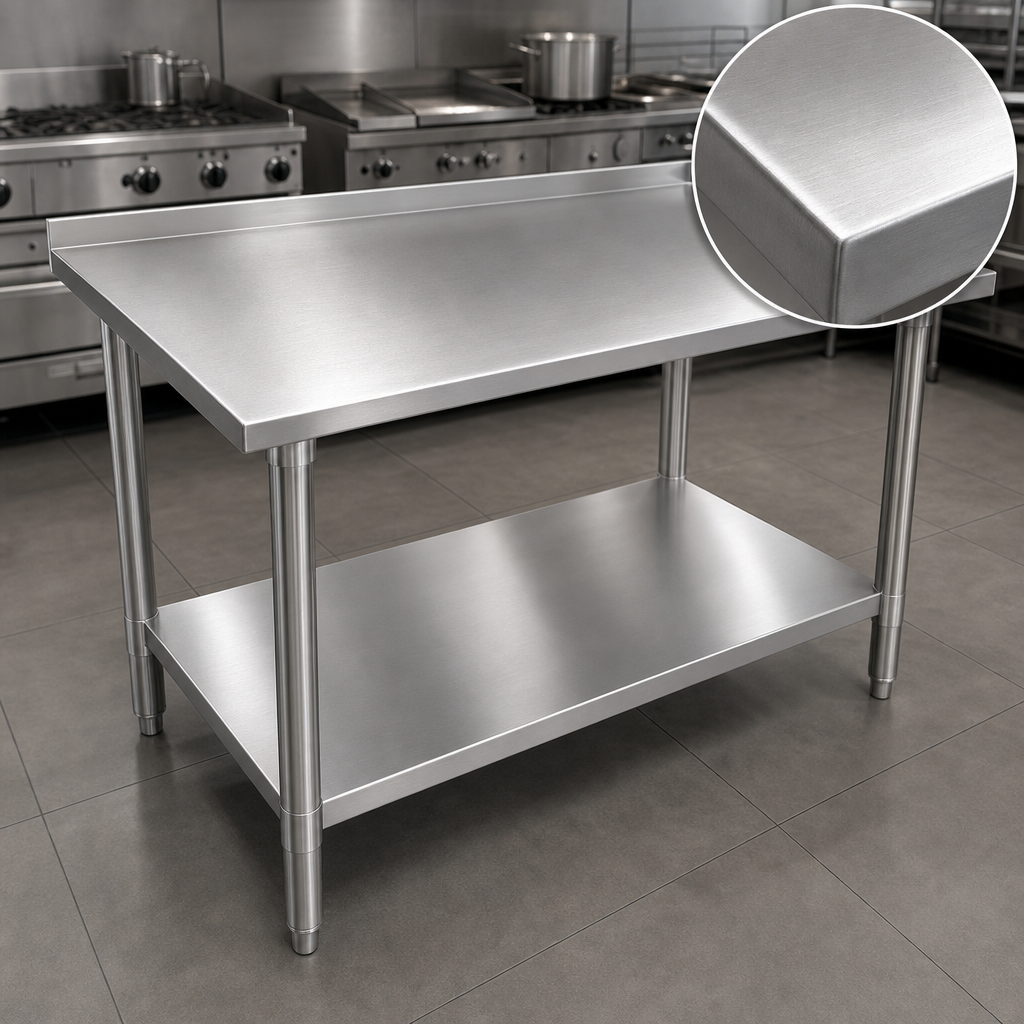 16-Gauge Stainless Steel Top