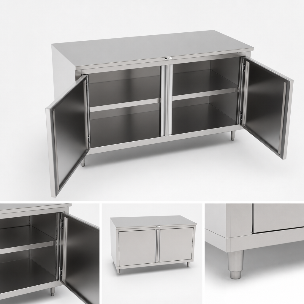 Cabinet Base with Hinged Doors