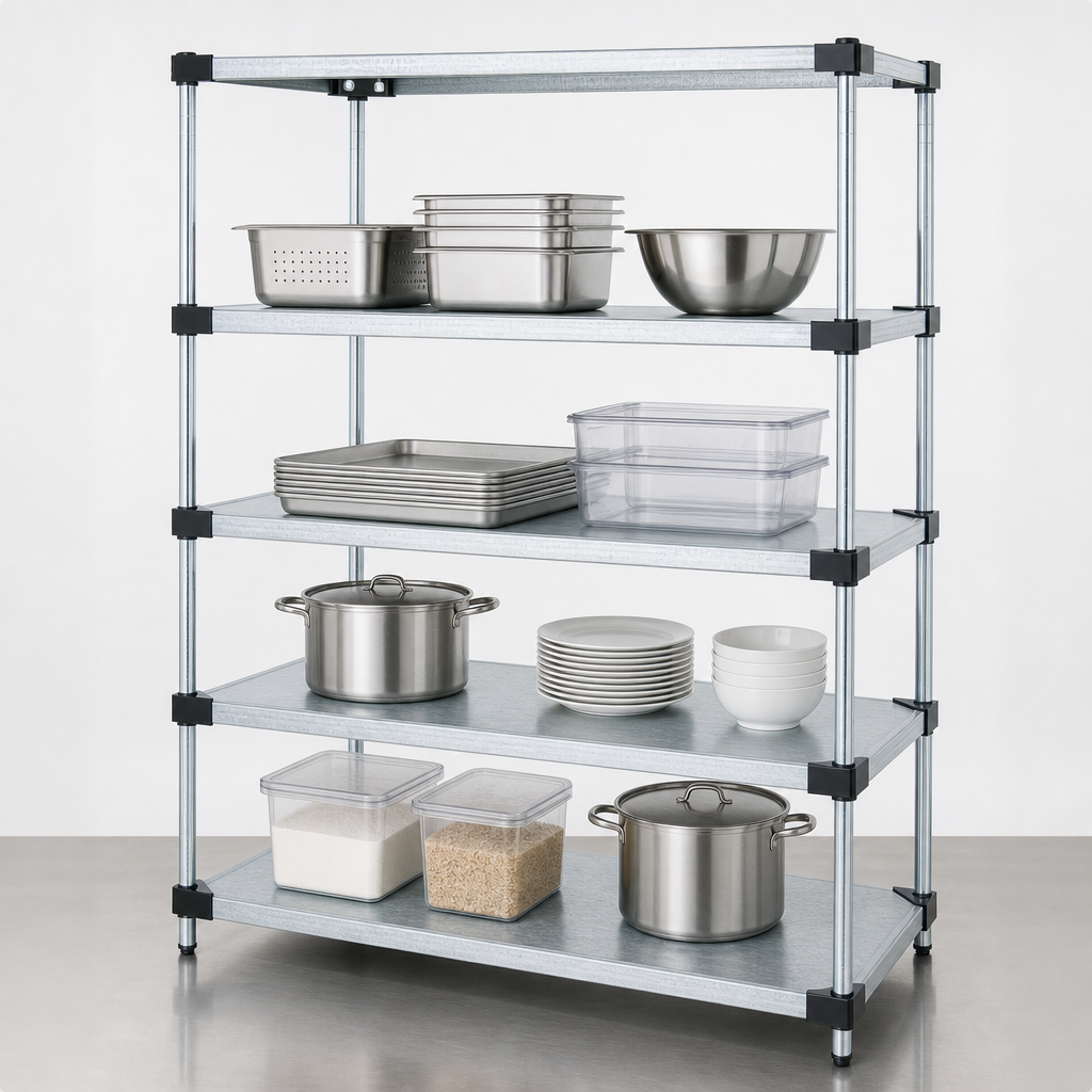 Five Solid Shelves